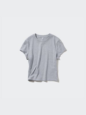 UNIQLO - базовая женская футболка - 00 WHITE