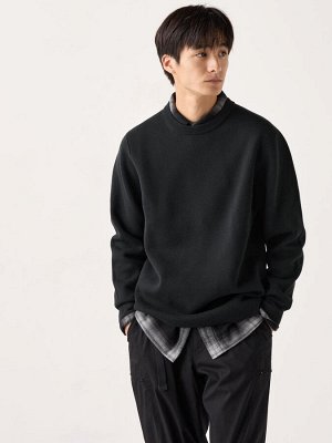 UNIQLO - трикотажный свитер унисекс с круглым вырезом Milano