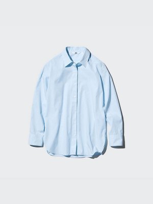 UNIQLO - хлопковая базовая рубашка