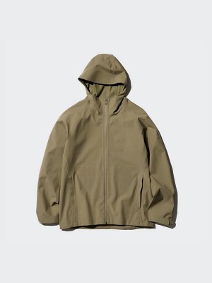 UNIQLO - куртка с защитой от ветра и дождя Block Tech - 27 ORANGE