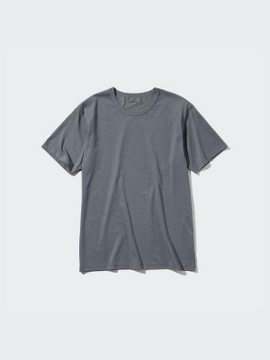 UNIQLO AIRism — хлопковая футболка унисекс с круглым вырезом