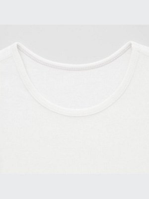 UNIQLO - комплект хлопковых однотонных футболок для детей (2 шт.)