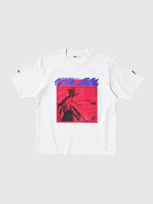 UNIQLO - хлопковая футболка Kenshi Yonezu Kick Back - 00 WHITE