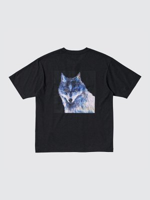 UNIQLO - хлопковая футболка Kenshi Yonezu FINAL FANTASY XVI - 09 BLACK