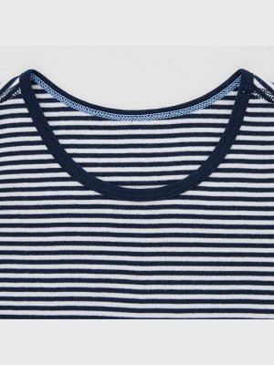 UNIQLO - комплект хлопковых полосатых футболок для детей (2 шт.)