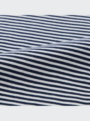 UNIQLO - комплект хлопковых полосатых футболок для детей (2 шт.)