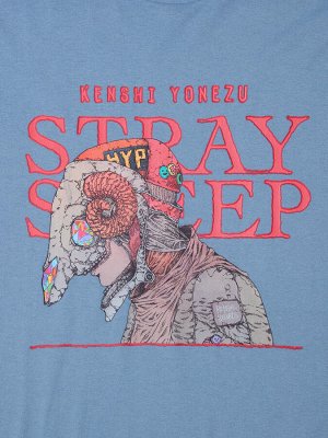 UNIQLO - хлопковая футболка Kenshi Yonezu Stray Sheep - 61 BLUE