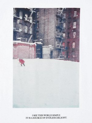 UNIQLO - хлопковая футболка PEACE FOR ALL Saul Leiter - 00 WHITE