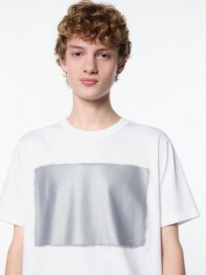 UNIQLO - хлопковая футболка PEACE FOR ALL Tokujin Yoshioka - 00 WHITE