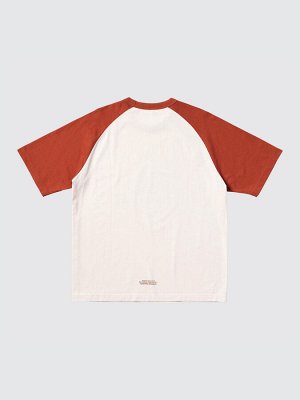 UNIQLO - хлопковая футболка колорблок Peanuts - 27 ORANGE