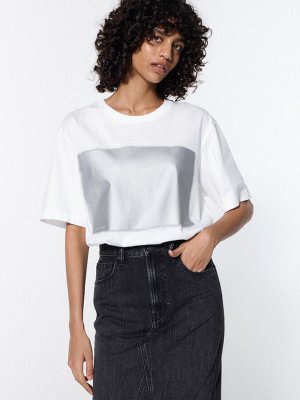 UNIQLO - хлопковая футболка PEACE FOR ALL Tokujin Yoshioka - 00 WHITE