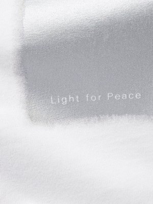 UNIQLO - хлопковая футболка PEACE FOR ALL Tokujin Yoshioka - 00 WHITE