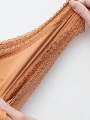 UNIQLO - хлопковые трусики с красивым кружевом
