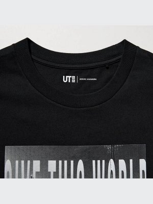 UNIQLO - хлопковая футболка PEACE FOR ALL - Kosuke Kawamura