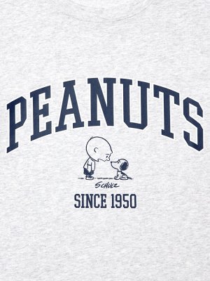 UNIQLO - хлопковая футболка Peanuts - 03 GRAY
