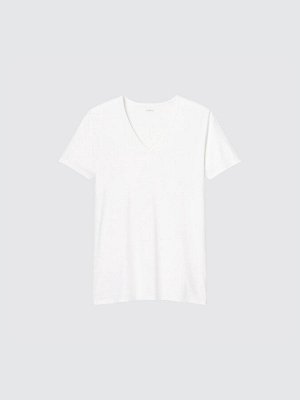 UNIQLO - мужская футболка AIRism с V-образным вырезом
