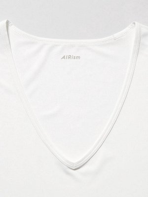 UNIQLO - мужская футболка AIRism с V-образным вырезом