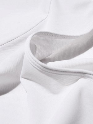 UNIQLO - детская футболка AIRism с U-образным вырезом - 00 WHITE