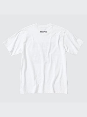 UNIQLO - хлопковая футболка PEACE FOR ALL Kashiwa Sato - 00 WHITE
