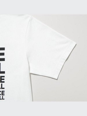 UNIQLO - хлопковая футболка PEACE FOR ALL Kashiwa Sato - 00 WHITE