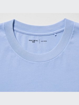 UNIQLO - хлопковая футболка PEACE FOR ALL Dick Bruna - 61 BLUE