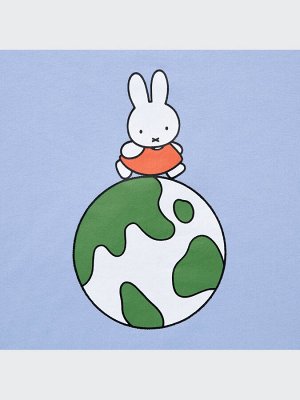 UNIQLO - хлопковая футболка PEACE FOR ALL Dick Bruna - 61 BLUE