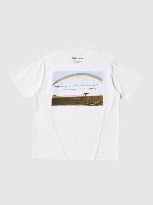 UNIQLO - хлопковая футболка PEACE FOR ALL - Lindgusze Sobekwa