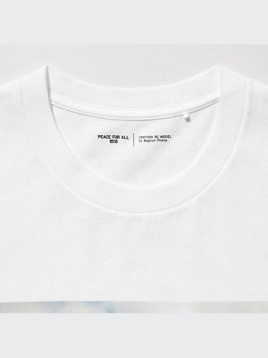 UNIQLO - хлопковая футболка PEACE FOR ALL Cristina de Middel/Magnum Photos - 00 WHITE
