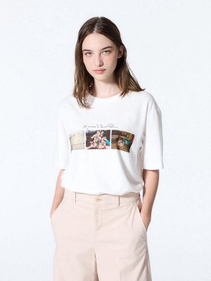 UNIQLO - хлопковая футболка PEACE FOR ALL - Cristina de Middel
