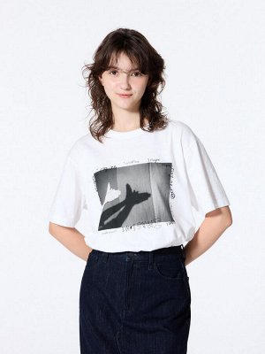 UNIQLO - хлопковая футболка PEACE FOR ALL - Olivia Arthur