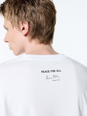 UNIQLO - хлопковая футболка PEACE FOR ALL - Olivia Arthur
