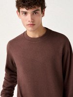 UNIQLO - мягкая флисовая кофта с круглым вырезом для мужчин