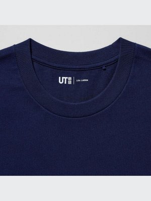 UNIQLO - хлопковая футболка PEACE FOR ALL Lisa Larson - 69 NAVY