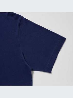UNIQLO - хлопковая футболка PEACE FOR ALL Lisa Larson - 69 NAVY