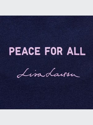 UNIQLO - хлопковая футболка PEACE FOR ALL Lisa Larson - 69 NAVY