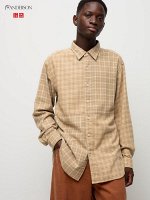 UNIQLO - фланелевая рубашка в клетку