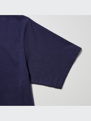 UNIQLO - хлопковая футболка PEACE FOR ALL Ayumu Hirano - 69 NAVY