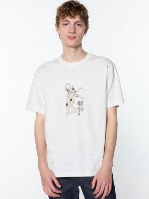 UNIQLO UT - хлопковая футболка из коллекции Укиё-э Тёмное Фэнтези