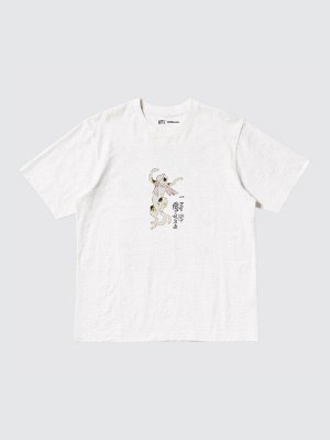 UNIQLO UT - хлопковая футболка из коллекции Укиё-э Тёмное Фэнтези