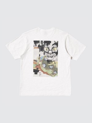UNIQLO UT - хлопковая футболка из коллекции Укиё-э Тёмное Фэнтези