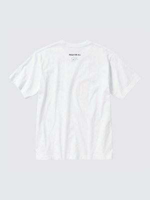 UNIQLO - хлопковая футболка PEACE FOR ALL Roger Federer - 00 WHITE
