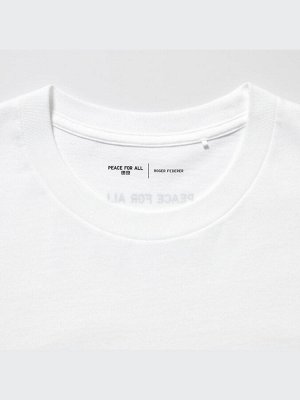 UNIQLO - хлопковая футболка PEACE FOR ALL Roger Federer - 00 WHITE
