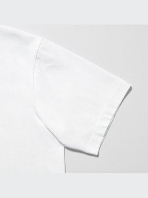 UNIQLO - хлопковая футболка PEACE FOR ALL Roger Federer - 00 WHITE