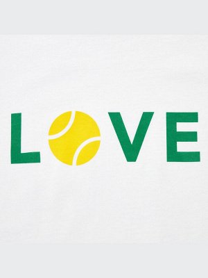 UNIQLO - хлопковая футболка PEACE FOR ALL Roger Federer - 00 WHITE