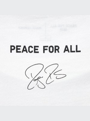 UNIQLO - хлопковая футболка PEACE FOR ALL Roger Federer - 00 WHITE