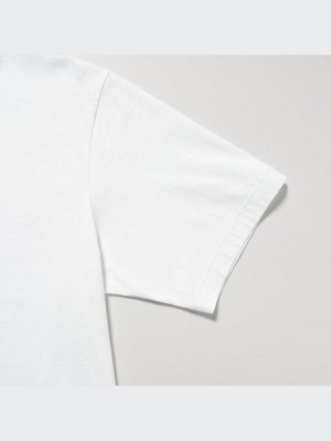 UNIQLO - хлопковая футболка PEACE FOR ALL Tadao Ando - 00 WHITE