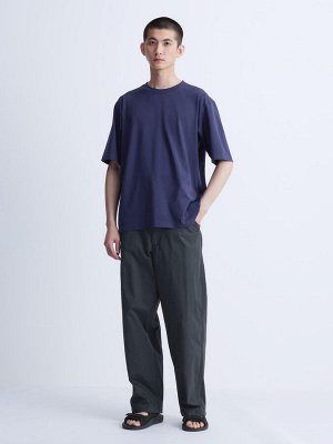 UNIQLO - мужская футболка с функцией Dry EX и с круглым вырезом - 09 BLACK