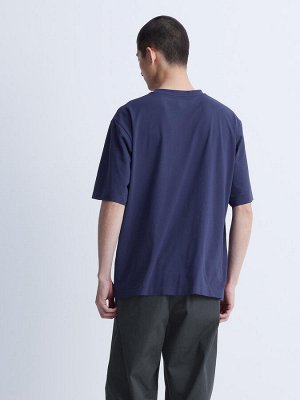 UNIQLO - мужская футболка с функцией Dry EX и с круглым вырезом - 09 BLACK