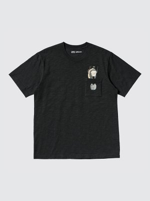 UNIQLO UT - хлопковая футболка из коллекции Укиё-э Тёмное Фэнтези
