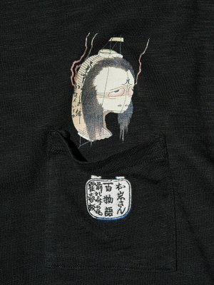 UNIQLO UT - хлопковая футболка из коллекции Укиё-э Тёмное Фэнтези